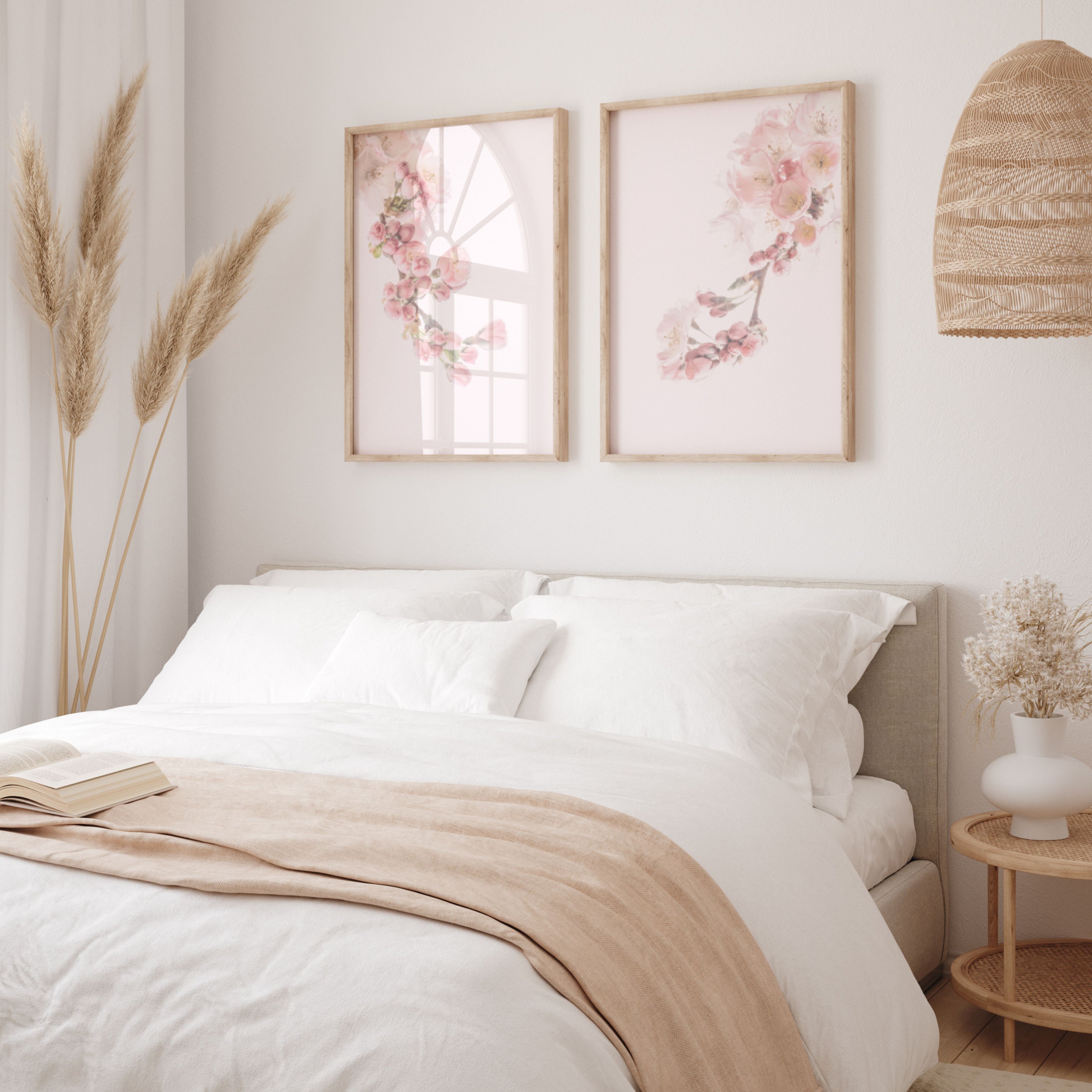 Cherry Blossom Set of 2 | Gallery Wall Art