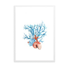 Load image into Gallery viewer, Coral Blue &amp; Orange Tones | Wall Art
