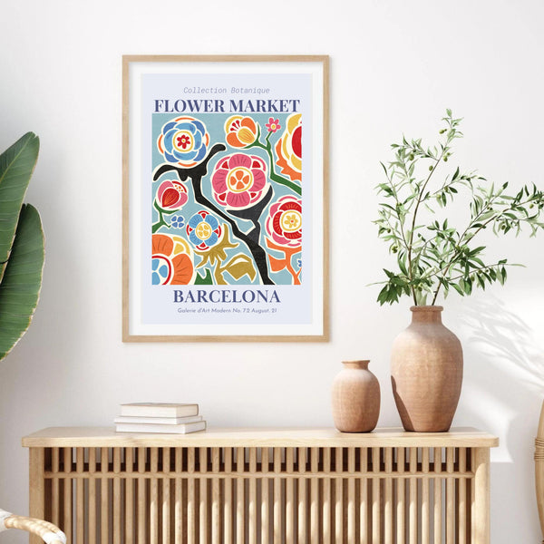 Flower Market Barcelona | Wall Art
