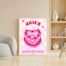 Load image into Gallery viewer, Aries Birthday Cake | Art Print
