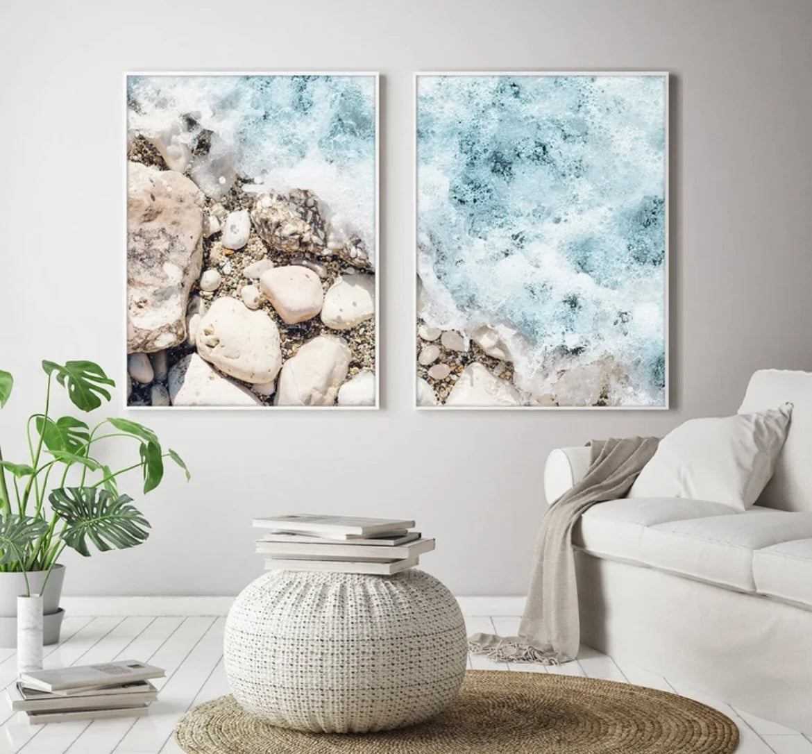 Beach Waves Set of 2 | Gallery Wall Art