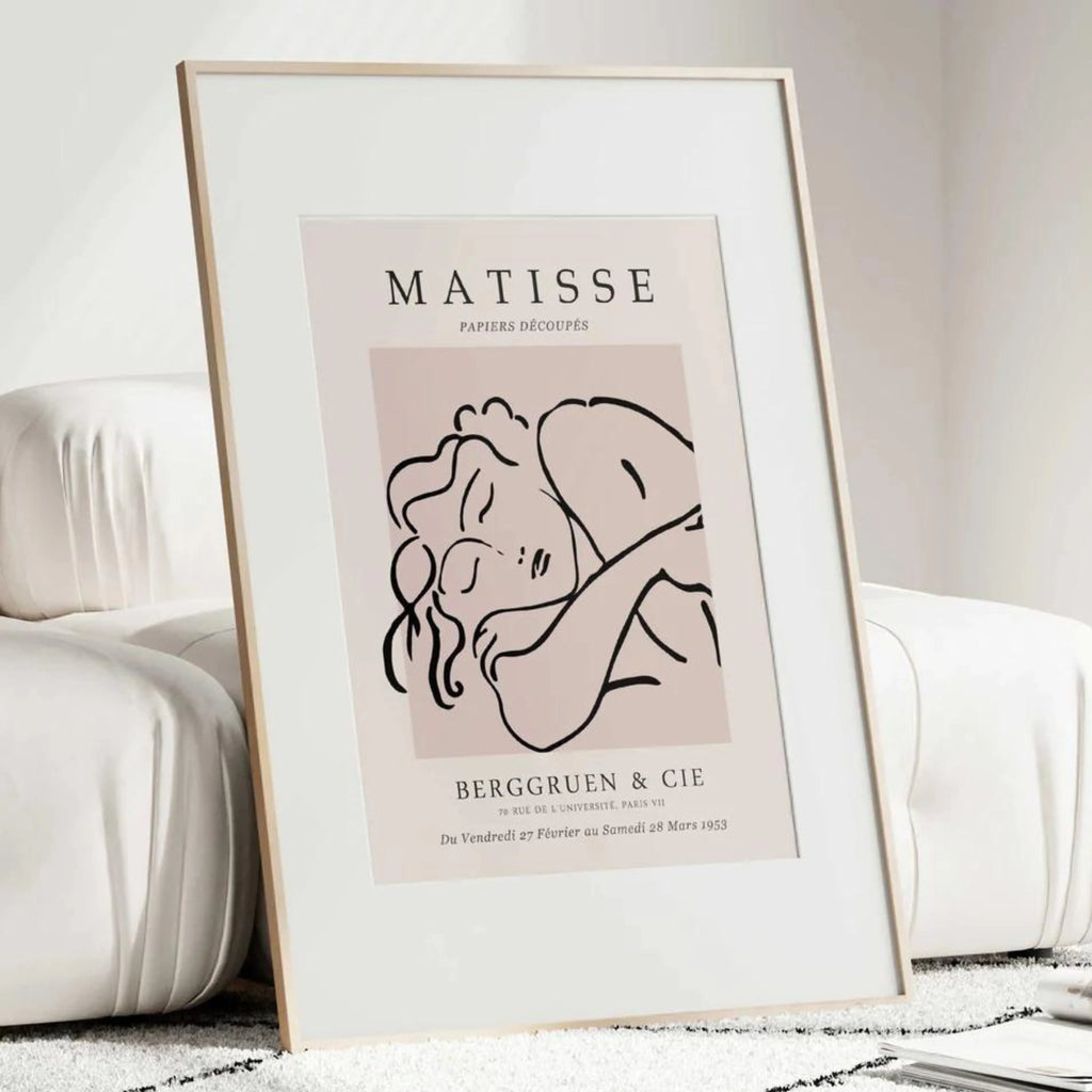 Matisse Pink Set of 3 | Gallery Wall Art