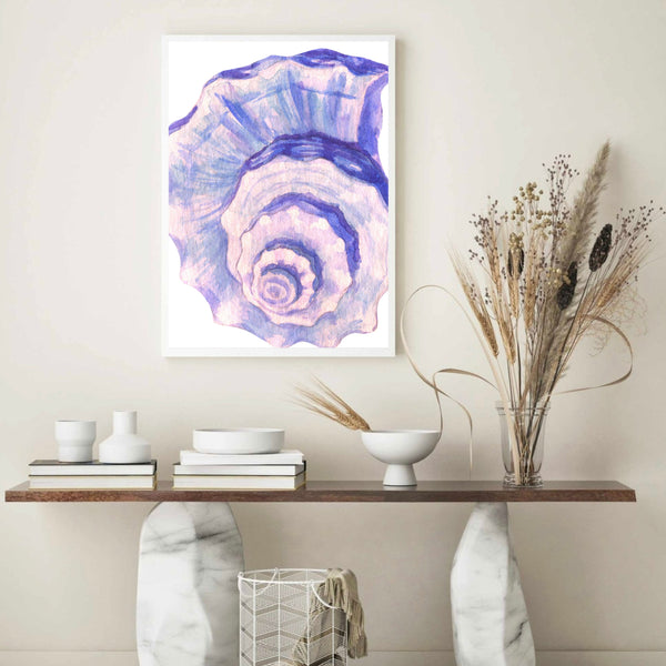 Seashell Big Pink Tones | Wall Art