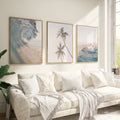 Coastal Vibes IV Set of 3 | Gallery Wall Art