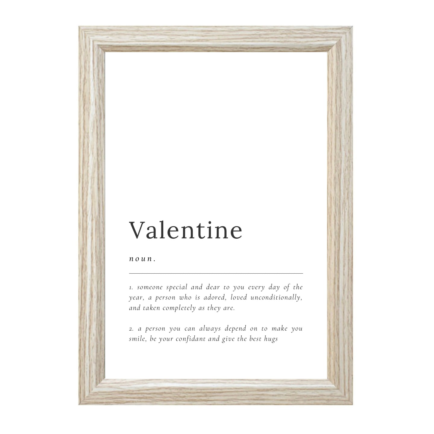 Valentine’s Definition White