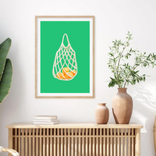 Load image into Gallery viewer, Shopping Bag Green | Wall Art
