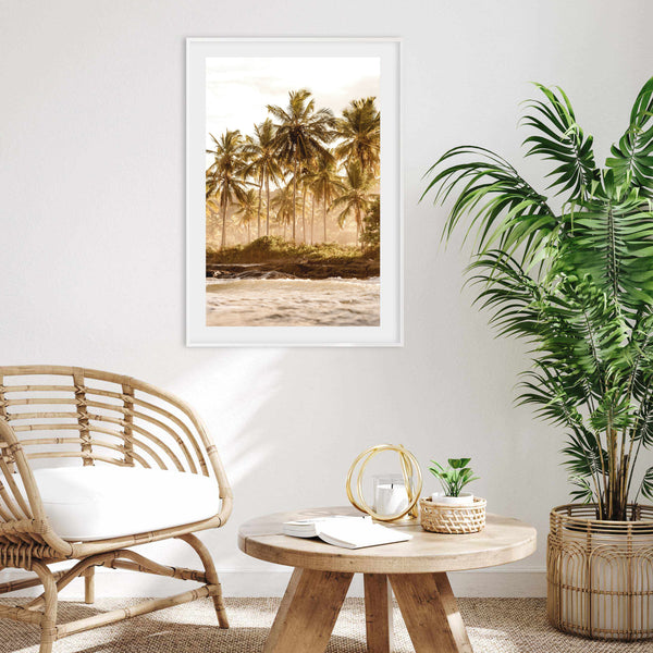 Warm Palm Trees | Art Print