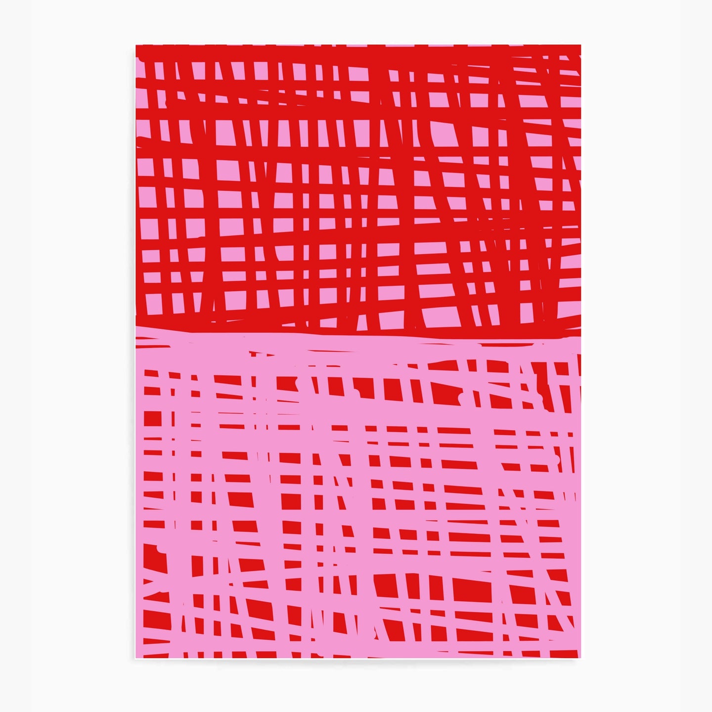 Red & Pink Abstract I | Wall Art