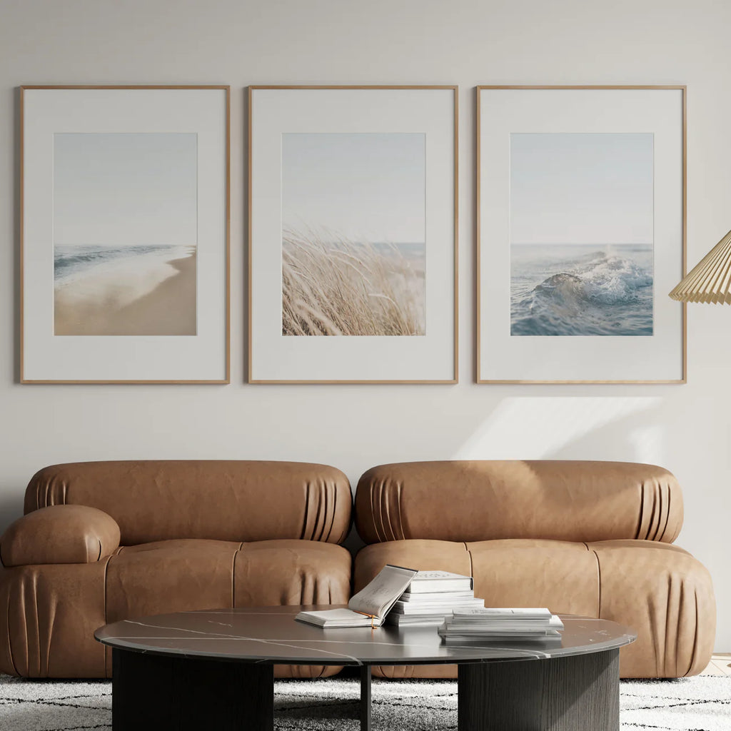 Coastal Vibes III Set of 3 | Gallery Wall Art