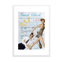 Load image into Gallery viewer, Guest Check Love Couple Blue II | Wall Art
