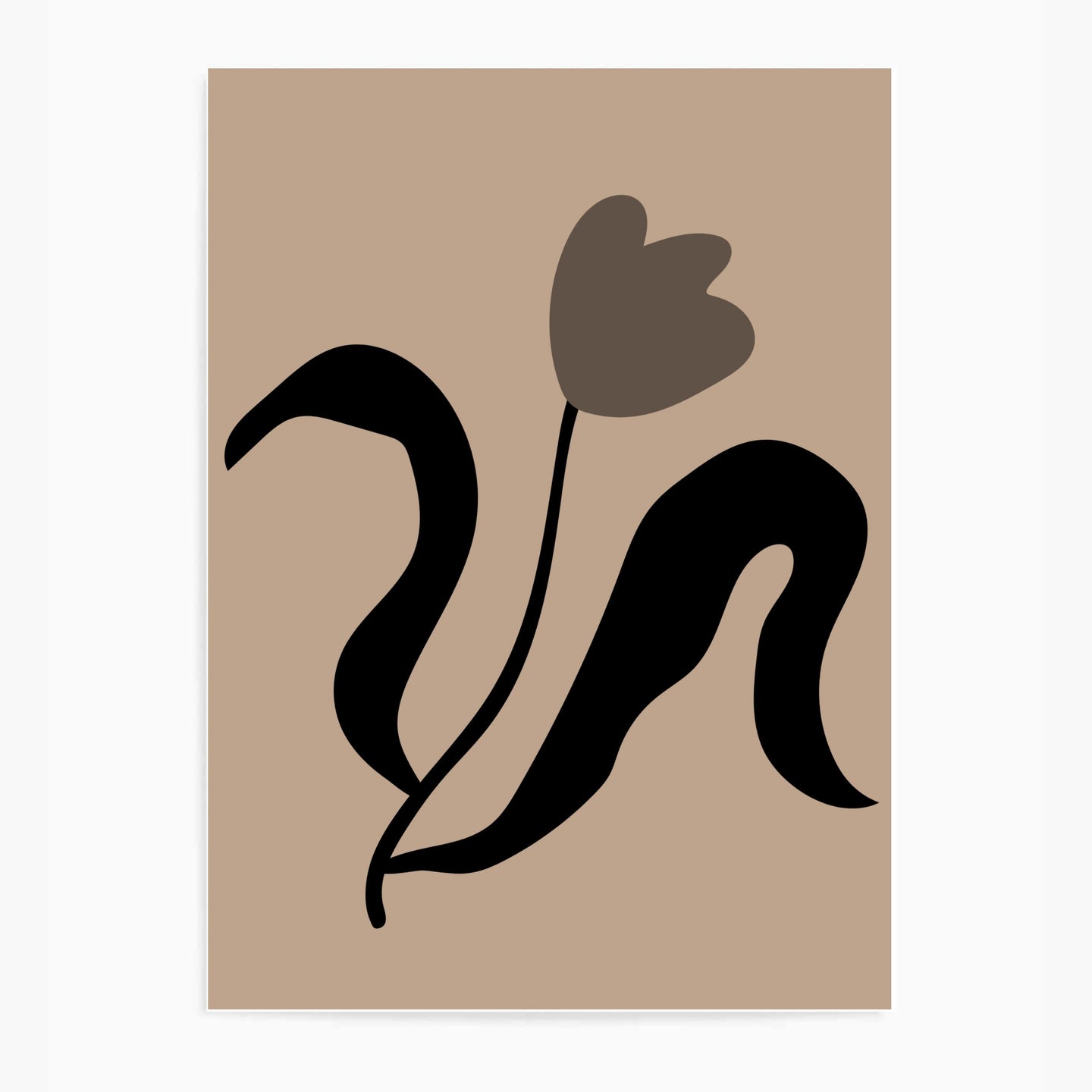 Matisse Black & Brown XVII | Wall Art