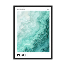 Load image into Gallery viewer, Peace Green Wave Effect | Wall Art
