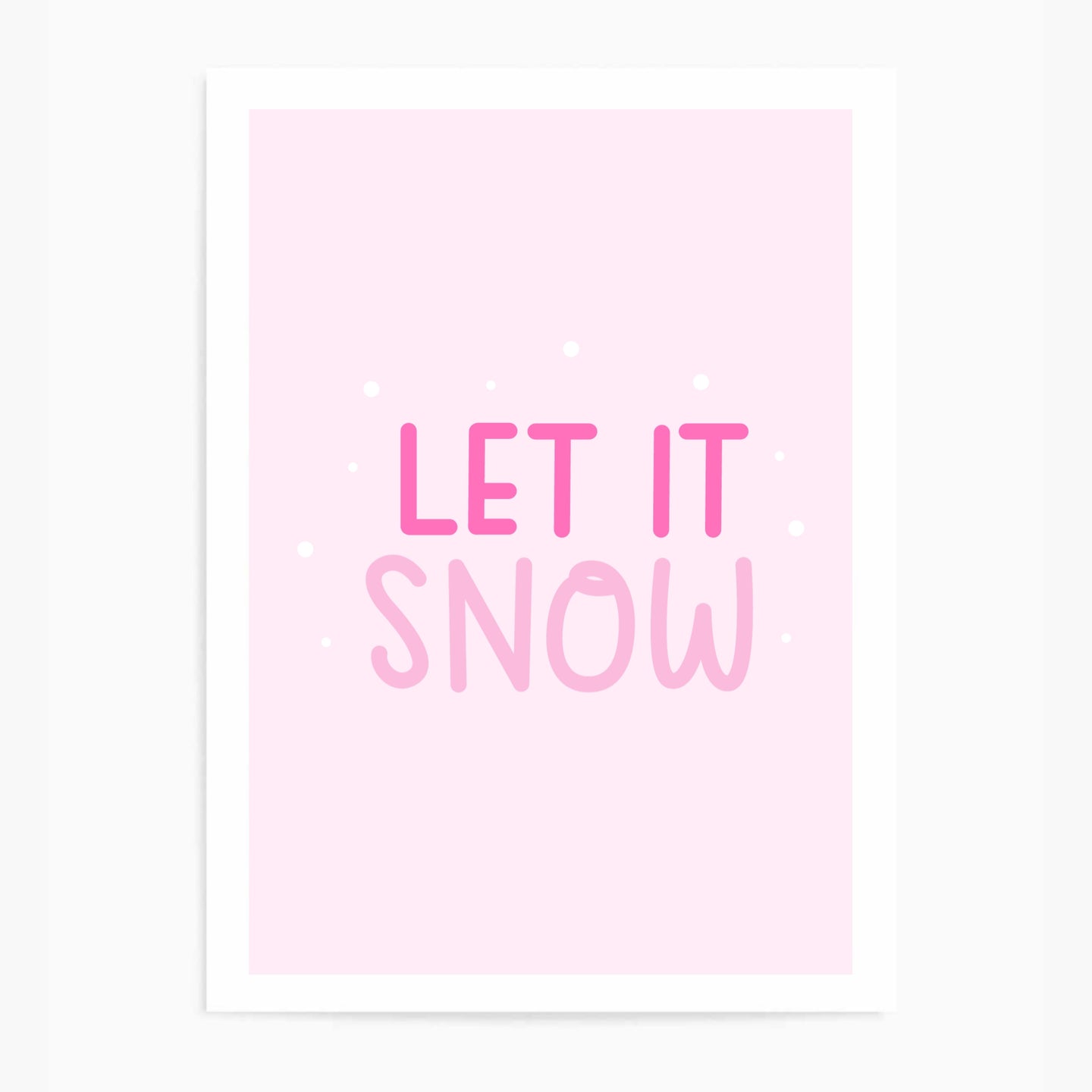 Let It Snow | Art Print