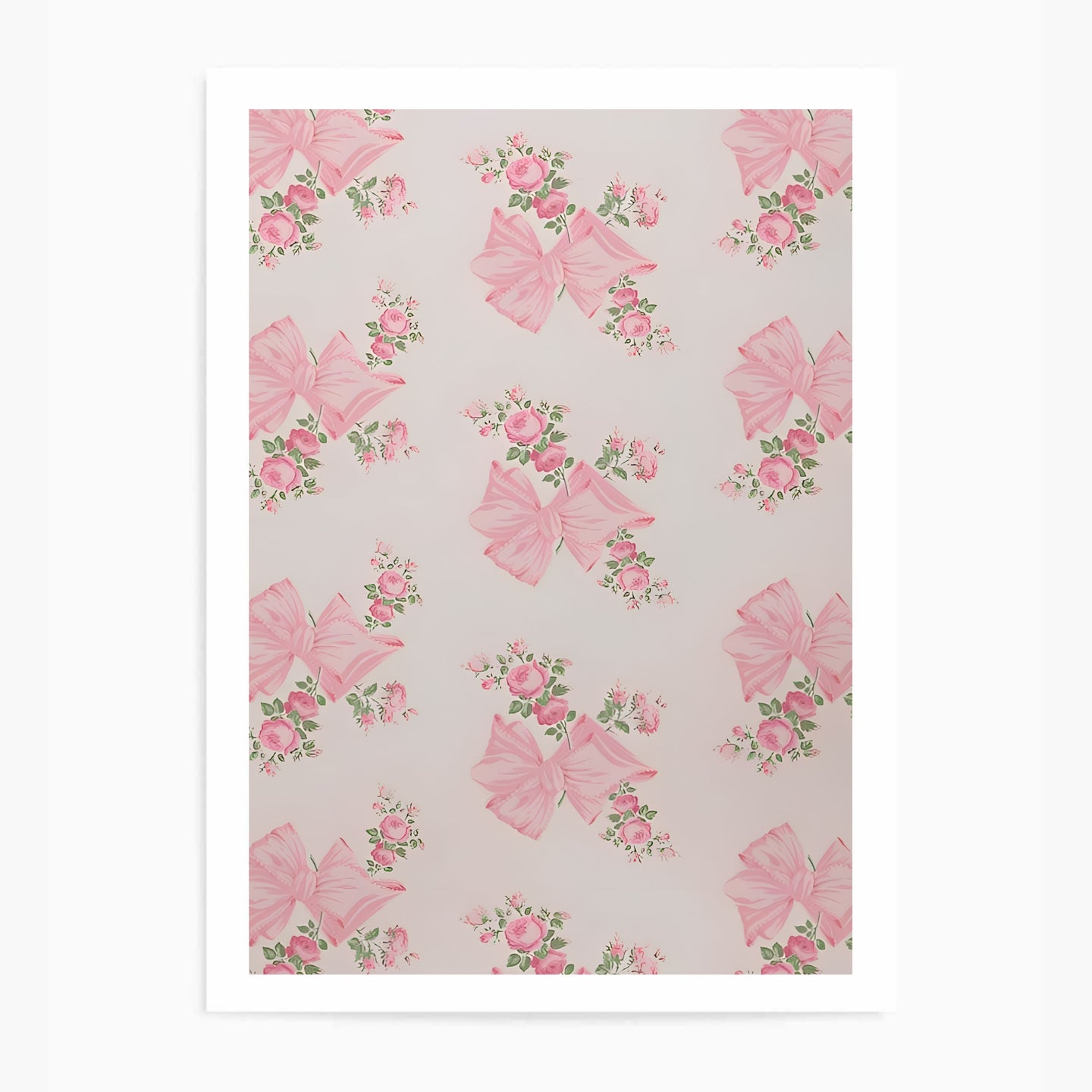 Coquette Bows & Florals | Wall Art Print