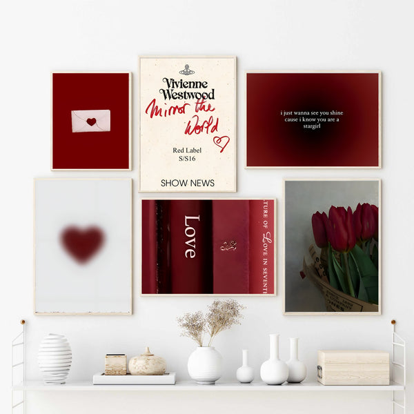 Heart Line Art | Wall Art Print