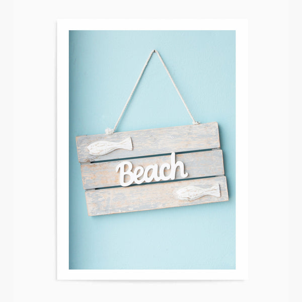 Beach Sign | Art Print