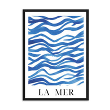 Load image into Gallery viewer, Watercolour Waves La Mer | Wall Art
