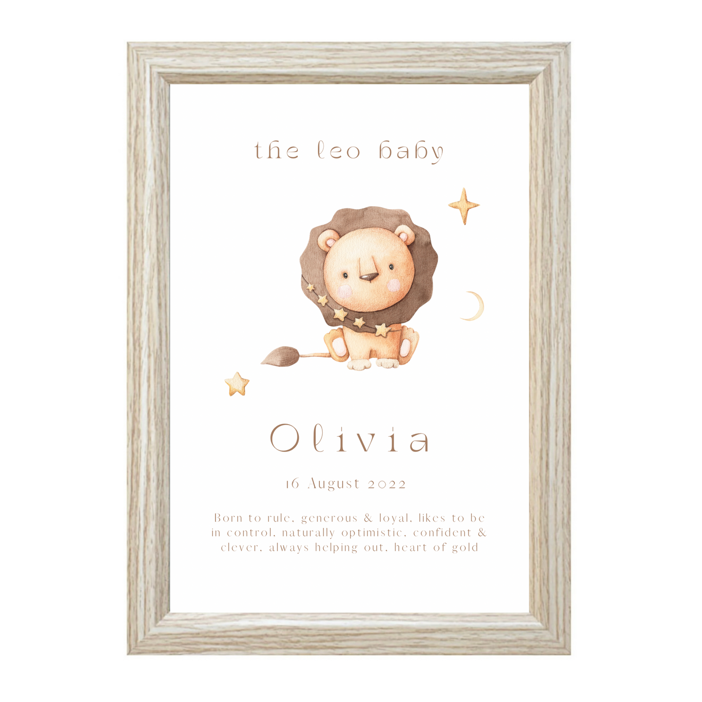 Personalised The Leo Baby