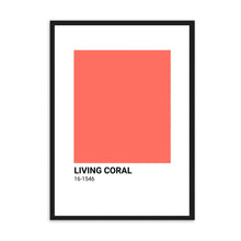 Load image into Gallery viewer, Living Coral Colour Swatch | Wall Art
