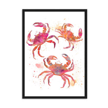 Load image into Gallery viewer, Colourful Crabs | Wall Art
