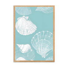 Load image into Gallery viewer, Seashells Blue | Wall Art
