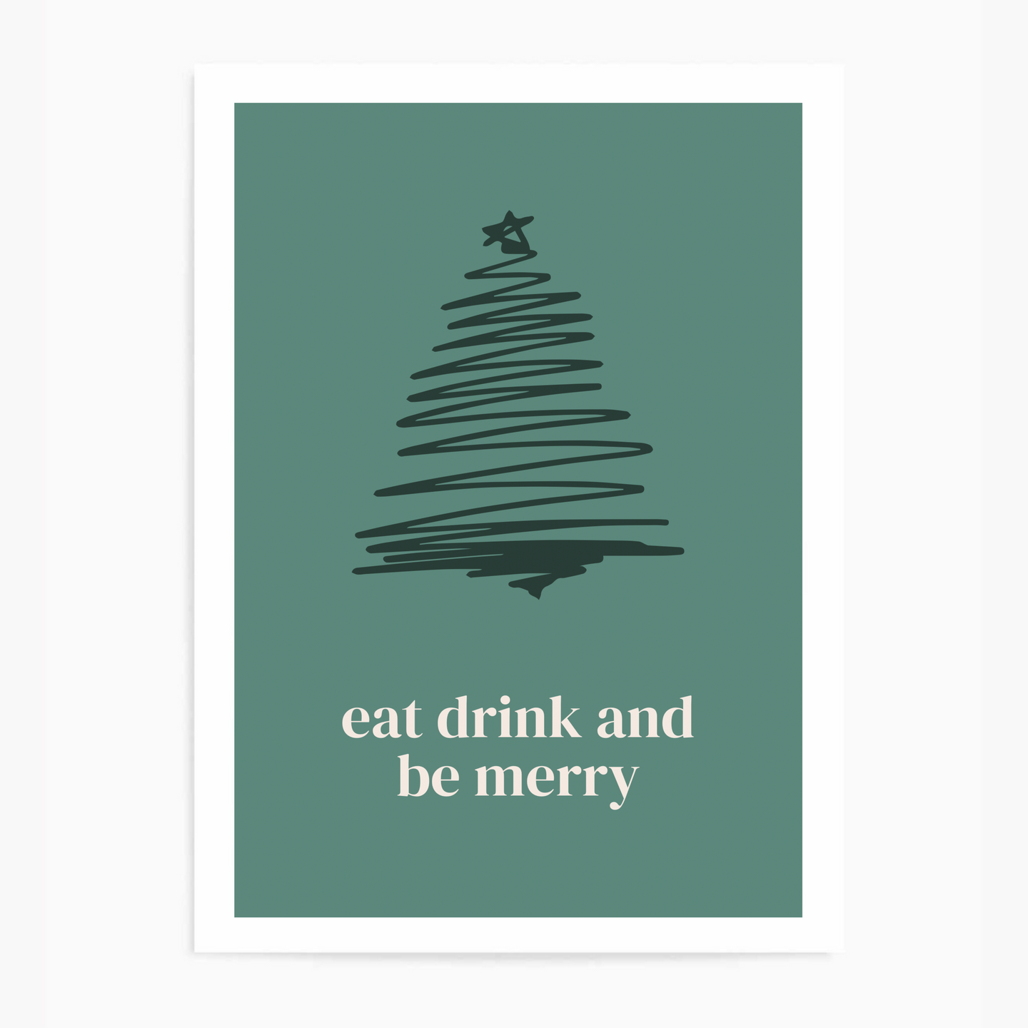 Eat Drink & Be Merry | Art Print