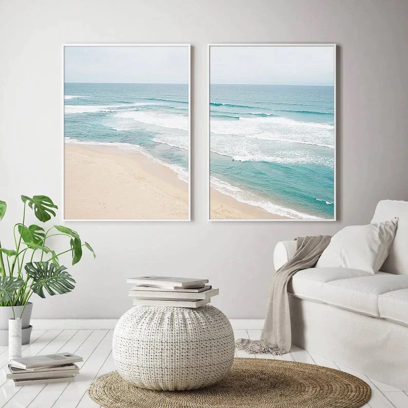 Beach Waves II Set of 2 | Gallery Wall Art