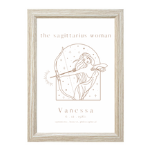 Load image into Gallery viewer, Personalised &#39;The Sagittarius Woman&#39; Zodiac
