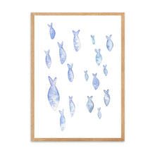 Load image into Gallery viewer, Little Fishies Blue | Wall Art
