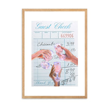 Load image into Gallery viewer, Guest Check Cheers Blue V | Wall Art
