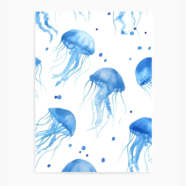 Jellyfish Blue II | Wall Art