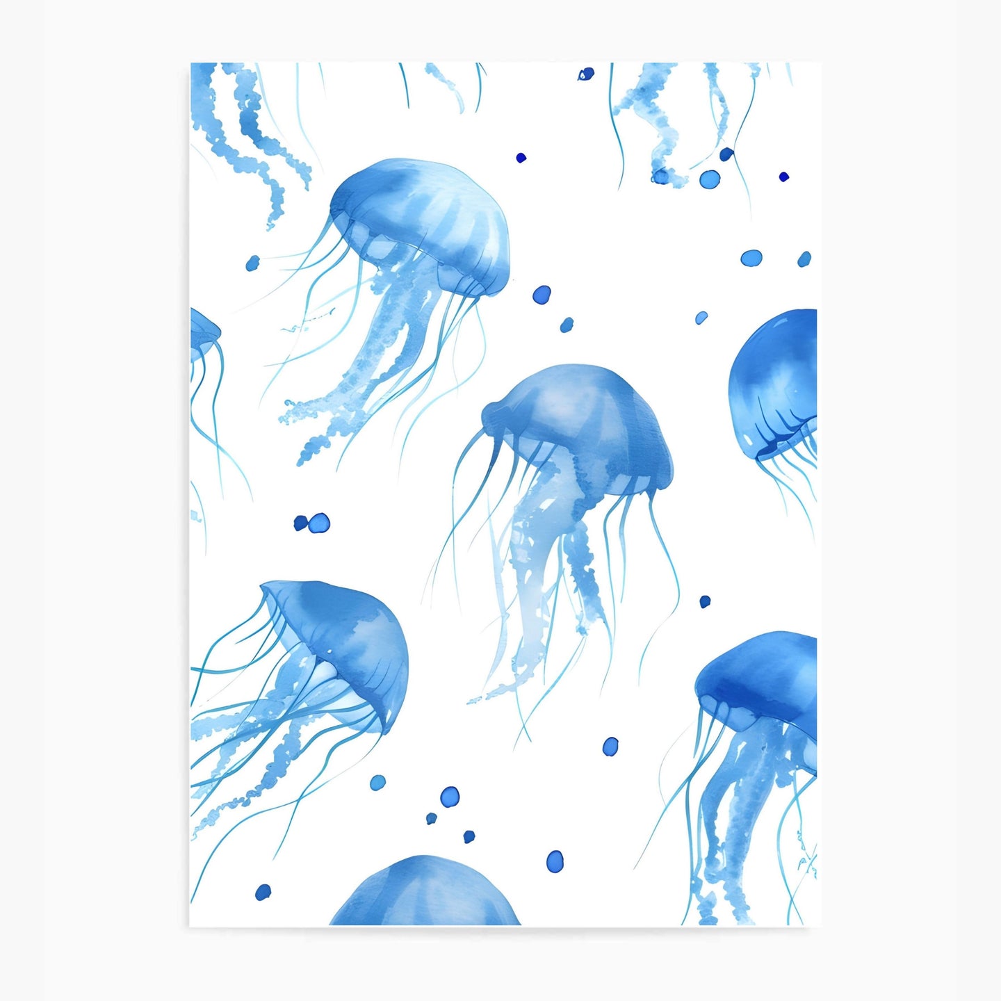 Jellyfish Blue II | Wall Art