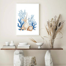 Load image into Gallery viewer, Coral &amp; Shells | Wall Art
