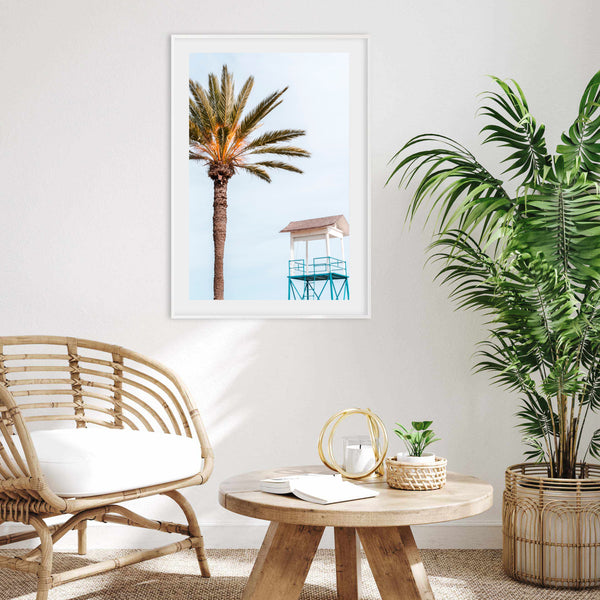 Beach Palm Tree | Art Print