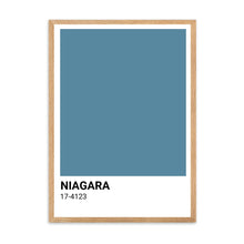 Load image into Gallery viewer, Niagara Blue Colour Swatch | Wall Art
