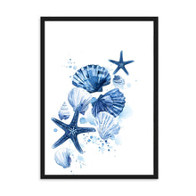 Load image into Gallery viewer, Shells Blue | Wall Art
