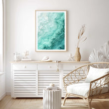 Load image into Gallery viewer, Wave Effect Green | Wall Art
