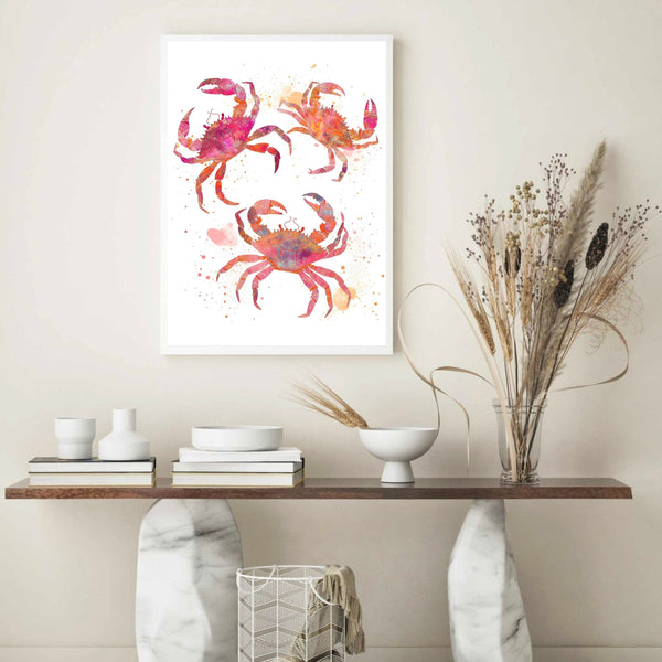 Colourful Crabs | Wall Art