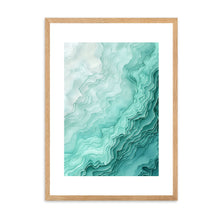 Load image into Gallery viewer, Wave Effect Green | Wall Art
