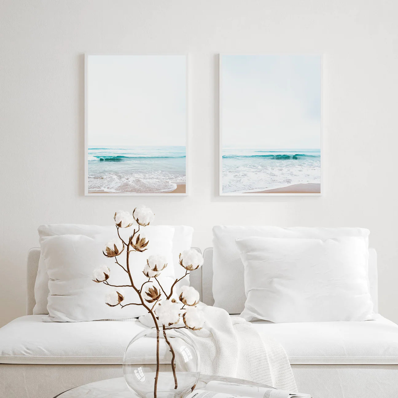Coastal Waves V Set of 2 | Gallery Wall Art