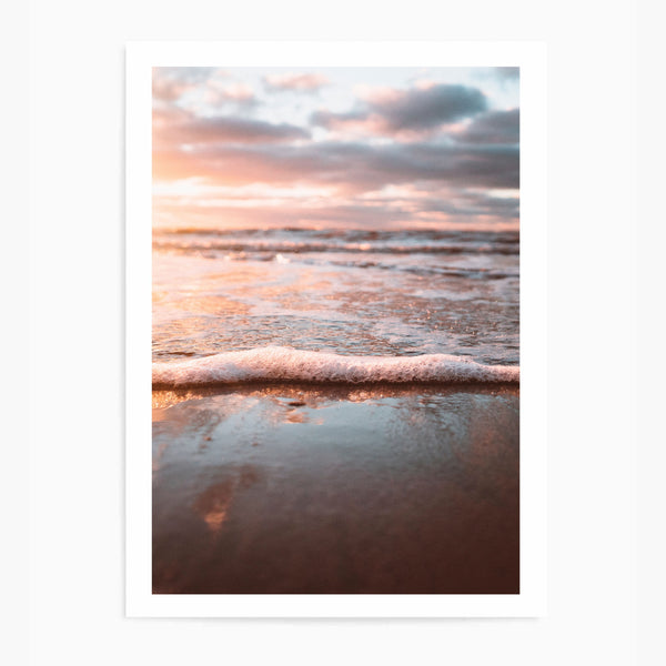 Beach Dusk Sunset | Art Print