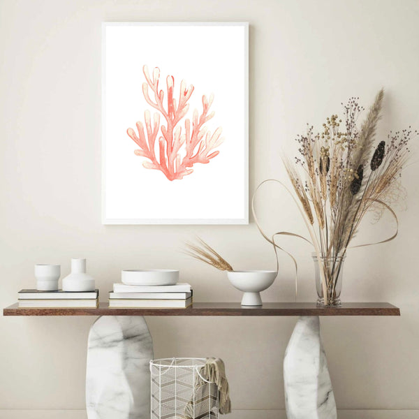 Coral Orange | Wall Art