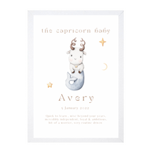 Load image into Gallery viewer, Personalised The Capricorn Baby
