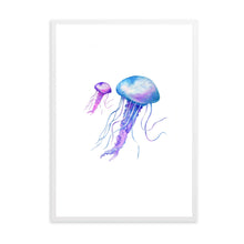 Load image into Gallery viewer, Jellyfish Blue &amp; Purple | Wall Art
