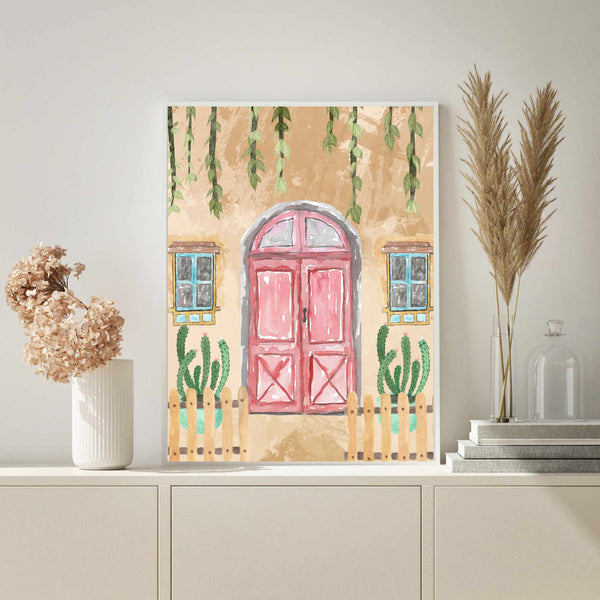 Watercolour Door | Wall Art