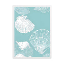 Load image into Gallery viewer, Seashells Blue | Wall Art
