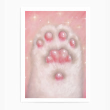 Load image into Gallery viewer, Pink Cat Paw | Wall Art Print
