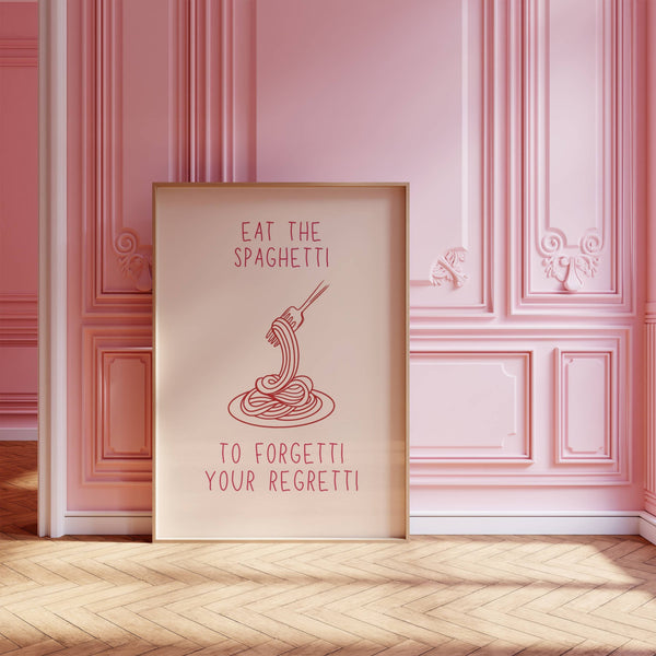 Eat The Spaghetti | Art Print