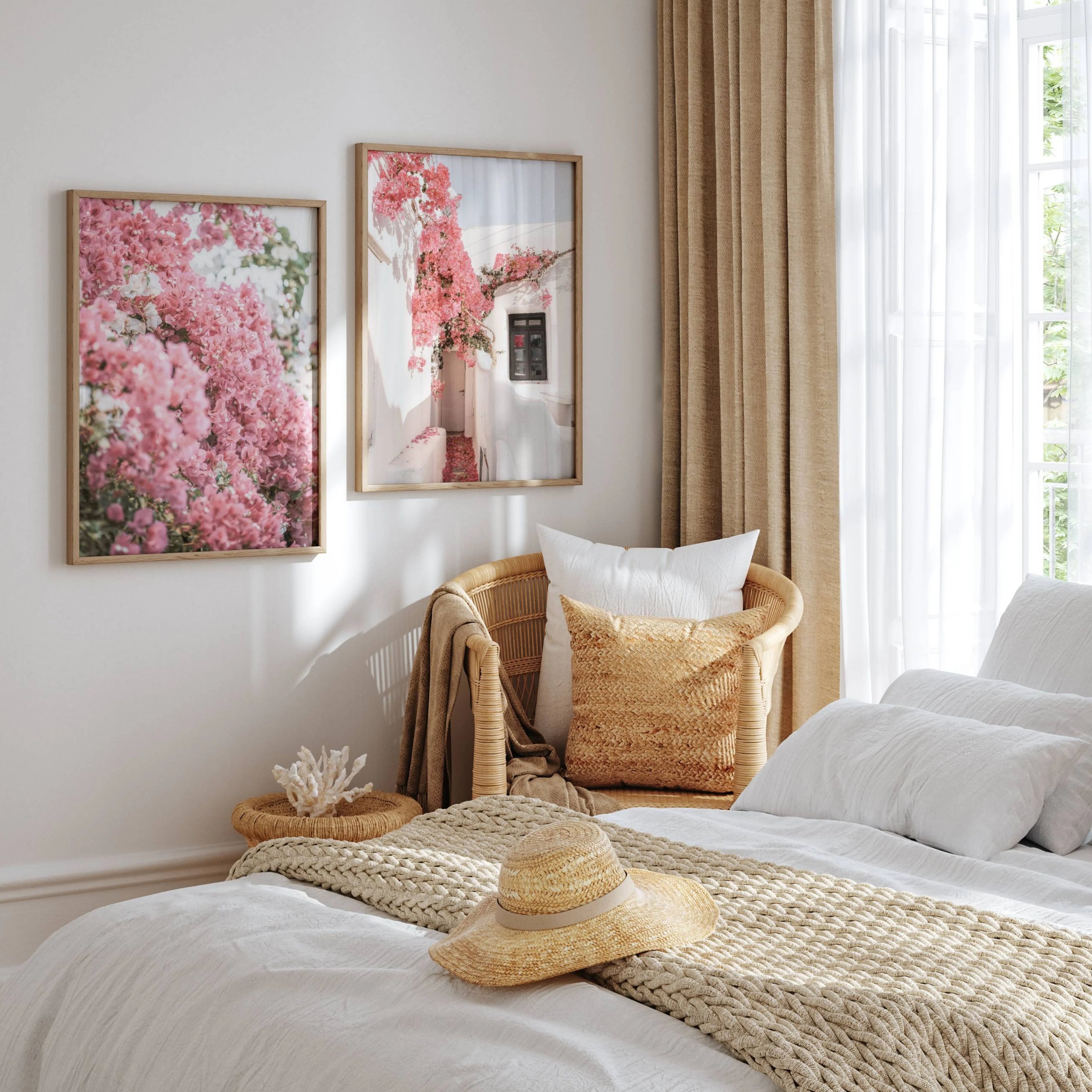 Bougainvillea Set of 2 | Gallery Wall Art
