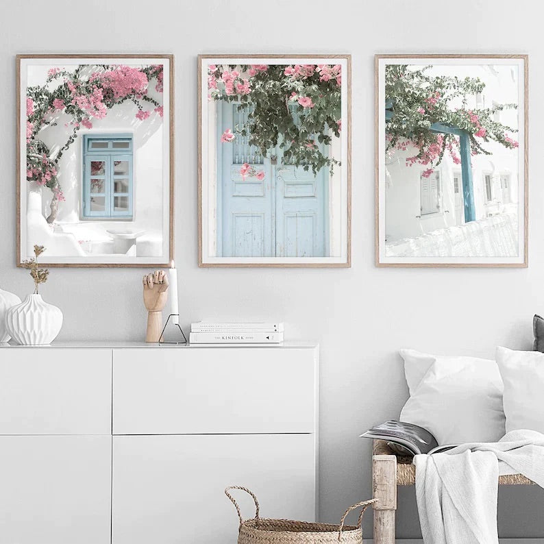 Greek Summer Set of 3 | Gallery Wall Art